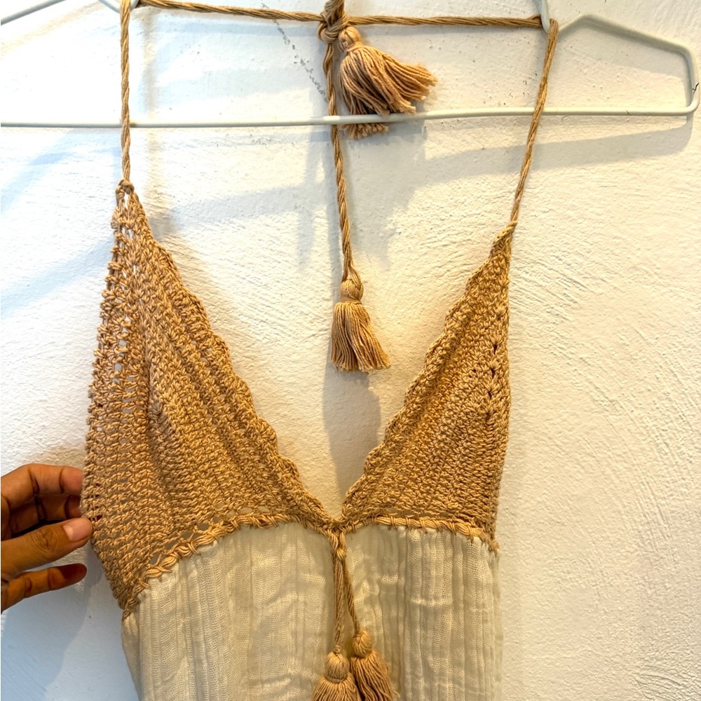 Bohemian Tulum cotton Crochet dress
